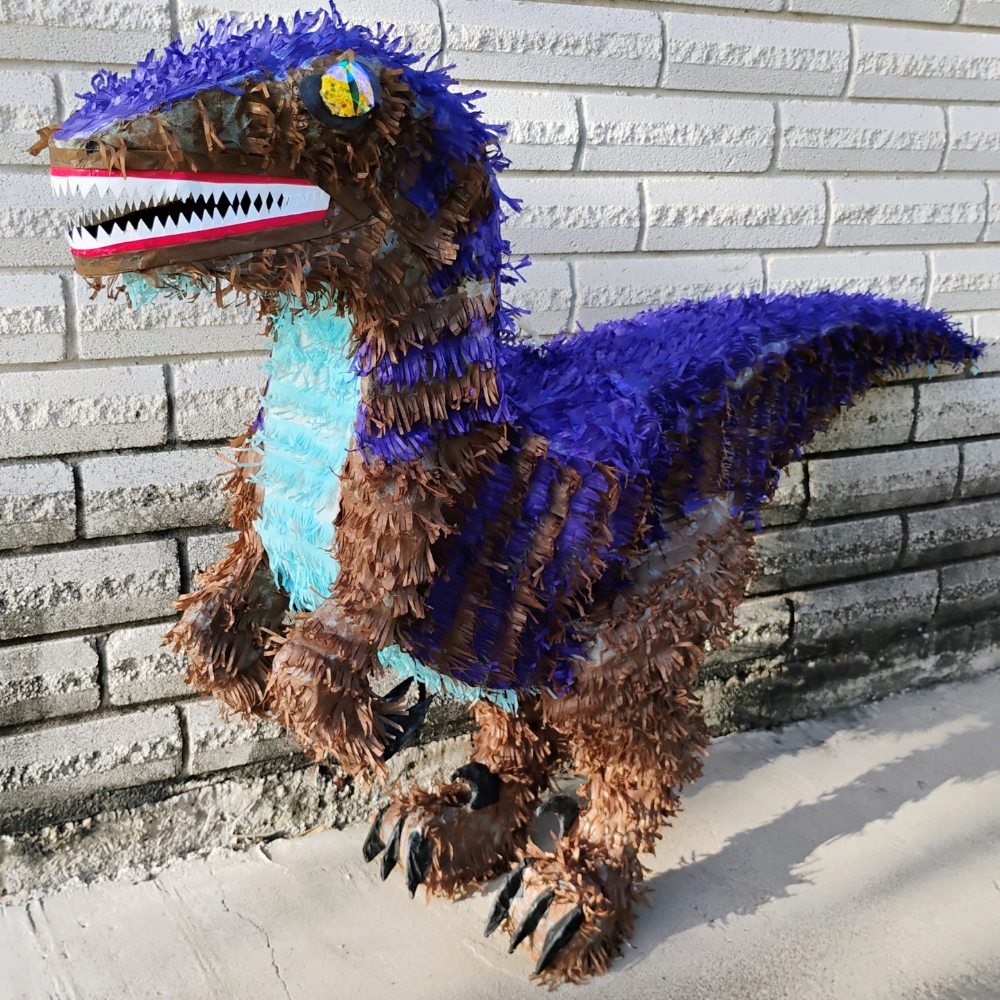 Large Raptor Dinosaur Pinata