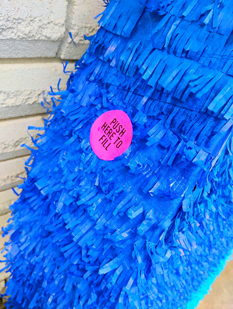 GIANT 58" Double-Chambered Blue Dog Pinata