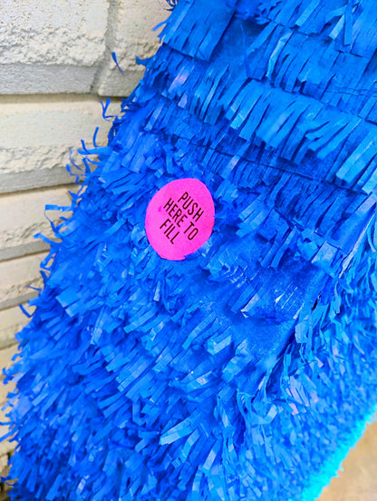 GIANT 58" Double-Chambered Blue Dog Pinata