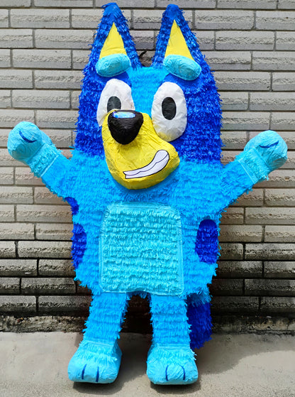 GIANT 58" Double-Chambered Blue Dog Pinata